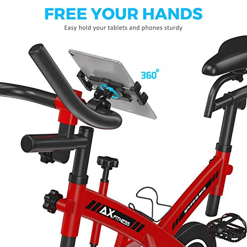 KDD Spin Bike Tablet Holder Mount, Phone iPad Holder Stand Exercise Bike Handlebar Mount for Stationary Bicycle, Treadmill, Microphone Stand, Fit for iPad Pro 12.9, Galaxy Tabs, iPhone(4.7-13”) - Image 2