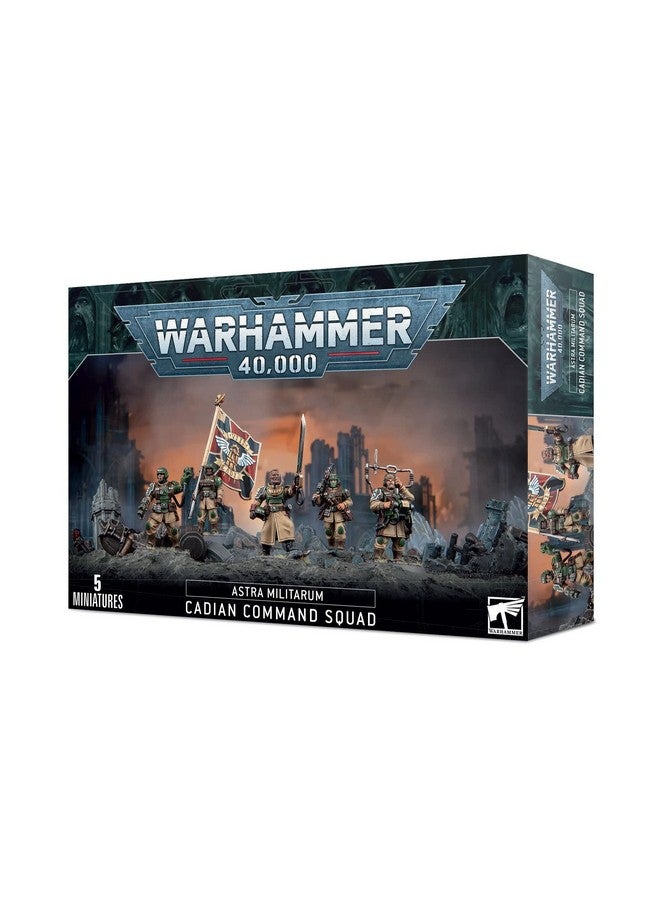 Games Workshop Warhammer 40k - Astra Militarum Cadian Command Squad (2023)
