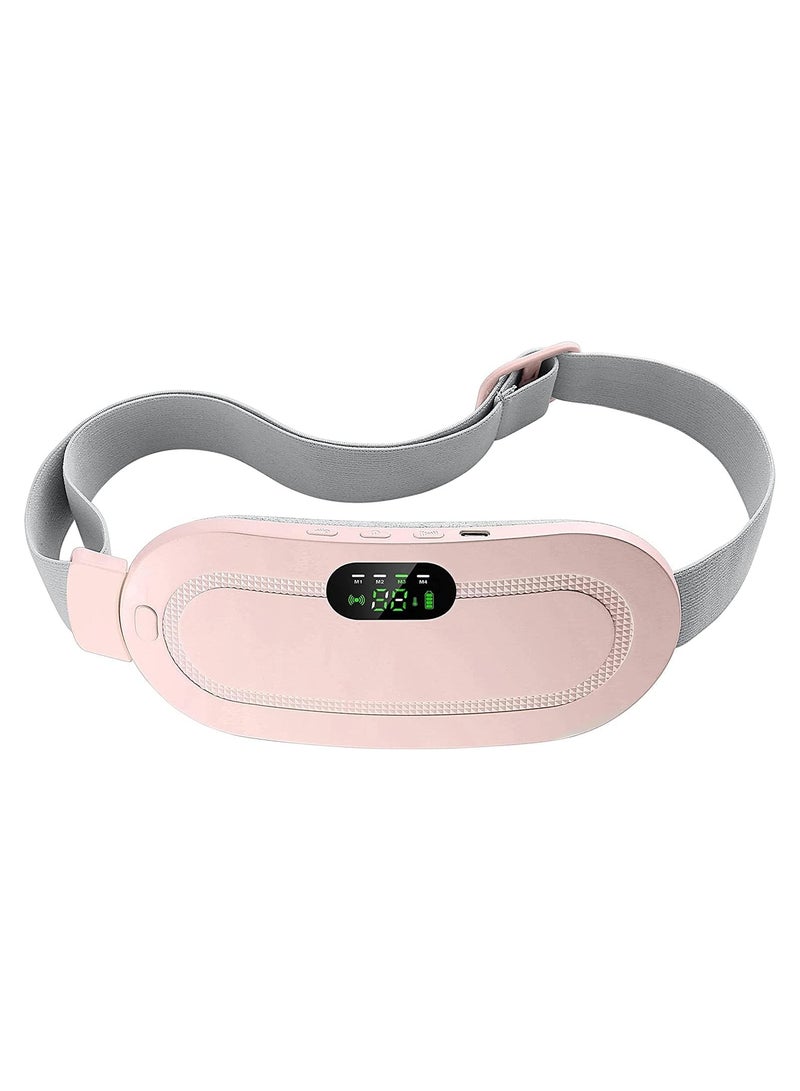 Generic Portable Rechargeable Cordless Heating Pads For Cramps And Belly Pain Relief With 3 Heat Levels And 4 Vibration Modes    For Woman And Girls  - Image 1