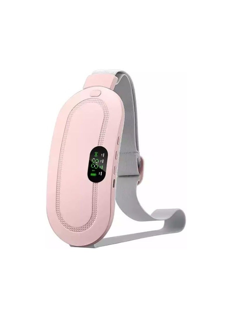 Generic Portable Rechargeable Cordless Heating Pads For Cramps And Belly Pain Relief With 3 Heat Levels And 4 Vibration Modes    For Woman And Girls  - Image 3