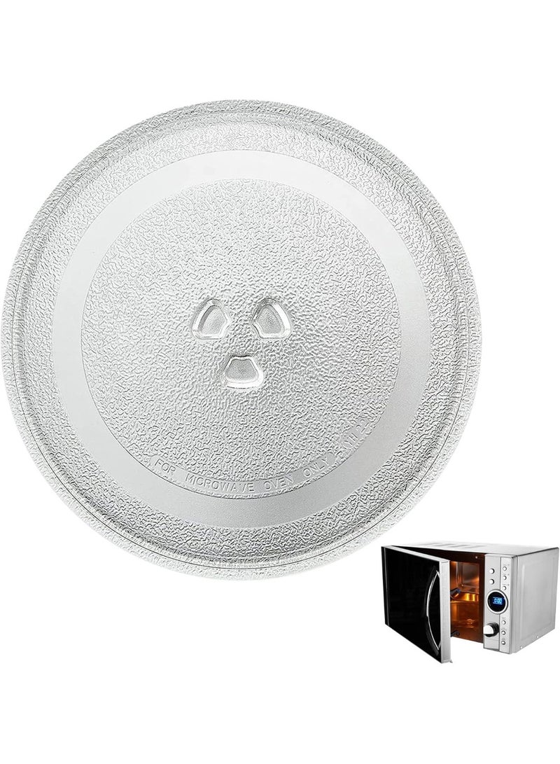 Round glass rotating dish, microwave alternative, 24.5 cm - Image 1