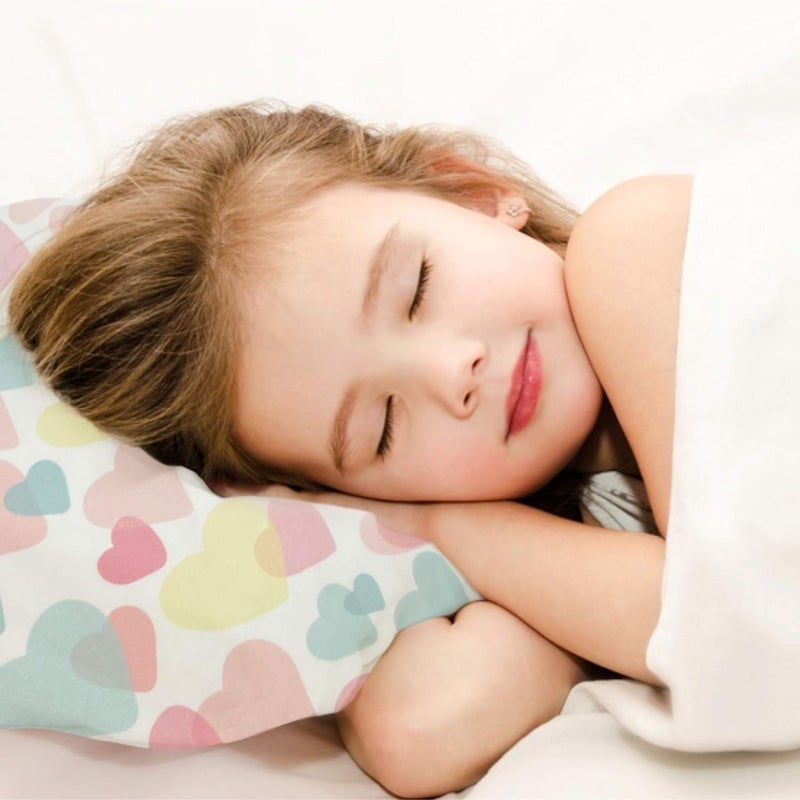 Little Sleepy Head Toddler Pillowcase - Hearts Design - Image 4