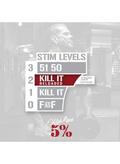 5% Nutrition Rich Piana Kill It Reloaded High Stim Pre-Workout | Ultra Energy, Focus, Pumps, Power & Endurance | Citrulline, Glycersize, Nitrosigine, Creatine, Choline, Huperzine A (Fruit Punch) - pzsku/Z7DAC2C6FA2A379FD1F57Z/45/_/1728313346/df2e1e70-b692-4c13-be67-e48e543b758d