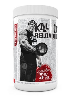 5% Nutrition Rich Piana Kill It Reloaded High Stim Pre-Workout | Ultra Energy, Focus, Pumps, Power & Endurance | Citrulline, Glycersize, Nitrosigine, Creatine, Choline, Huperzine A (Fruit Punch) - pzsku/Z7DAC2C6FA2A379FD1F57Z/45/_/1728313463/6f7e2841-1191-435e-a8f6-240b53fdffcb