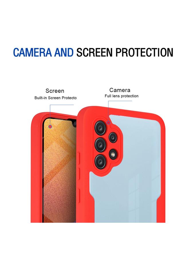 اس-توب جراب لهاتف Samsung Galaxy A32 4G مصنوع من الأكريليك + TPU، جراب هاتف مقاوم للصدمات بتغطية كاملة 360 درجة - Image 5