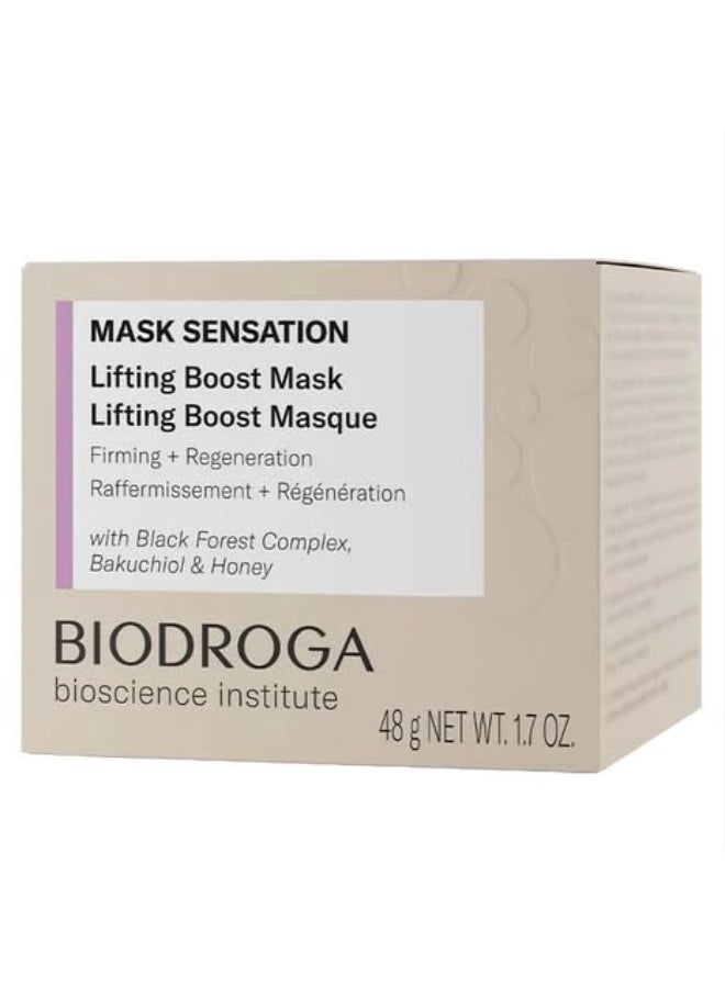 Biodroga MASK SENSATION Lifting Boost Mask 17oz Anti Aging Firming Energizing Plumping Tightening Effect with Black Forest Complex Made in Germany For Normal Mature Sensitive Skin - Image 3