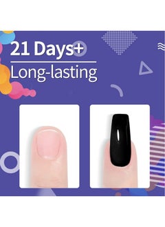 Mobray 60G Poly Extension Nail Gel Black Color Nail Builder Hard Gel For For Nail Art Design Salon Nail Diy At Home.  - Image 5
