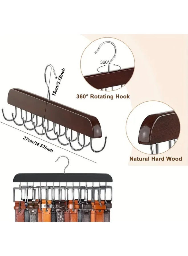 Large Capacity Belt Storage Organizer with He 14avy-Duty Hooks - Image 4