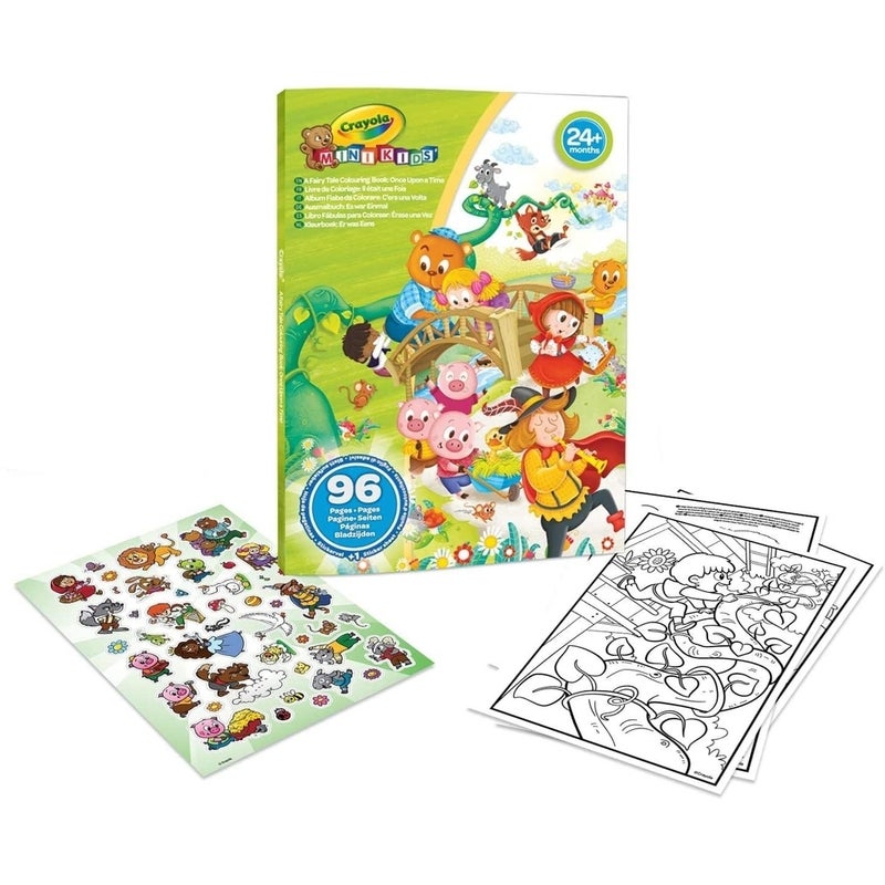 كرايولا كتاب تلوين القصص الخيالية مع الملصقات - 25-1081G - Image 1