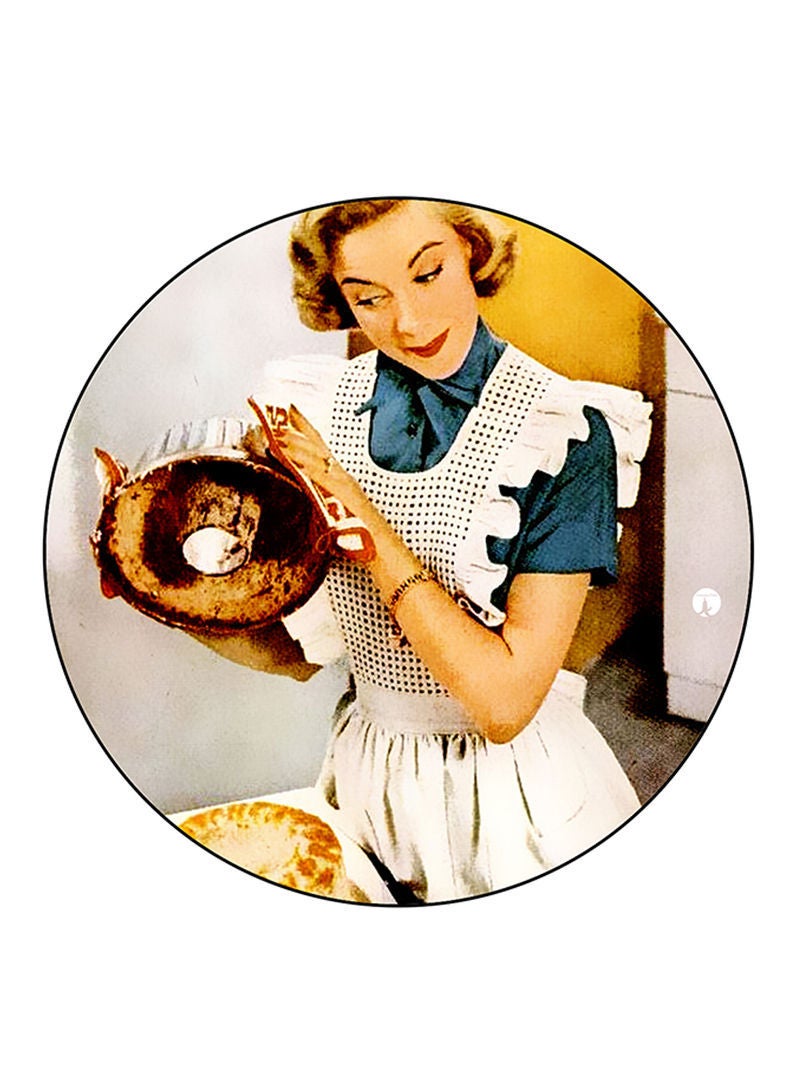 RKN Vintage Art Printed Mouse Pad  Multicolour