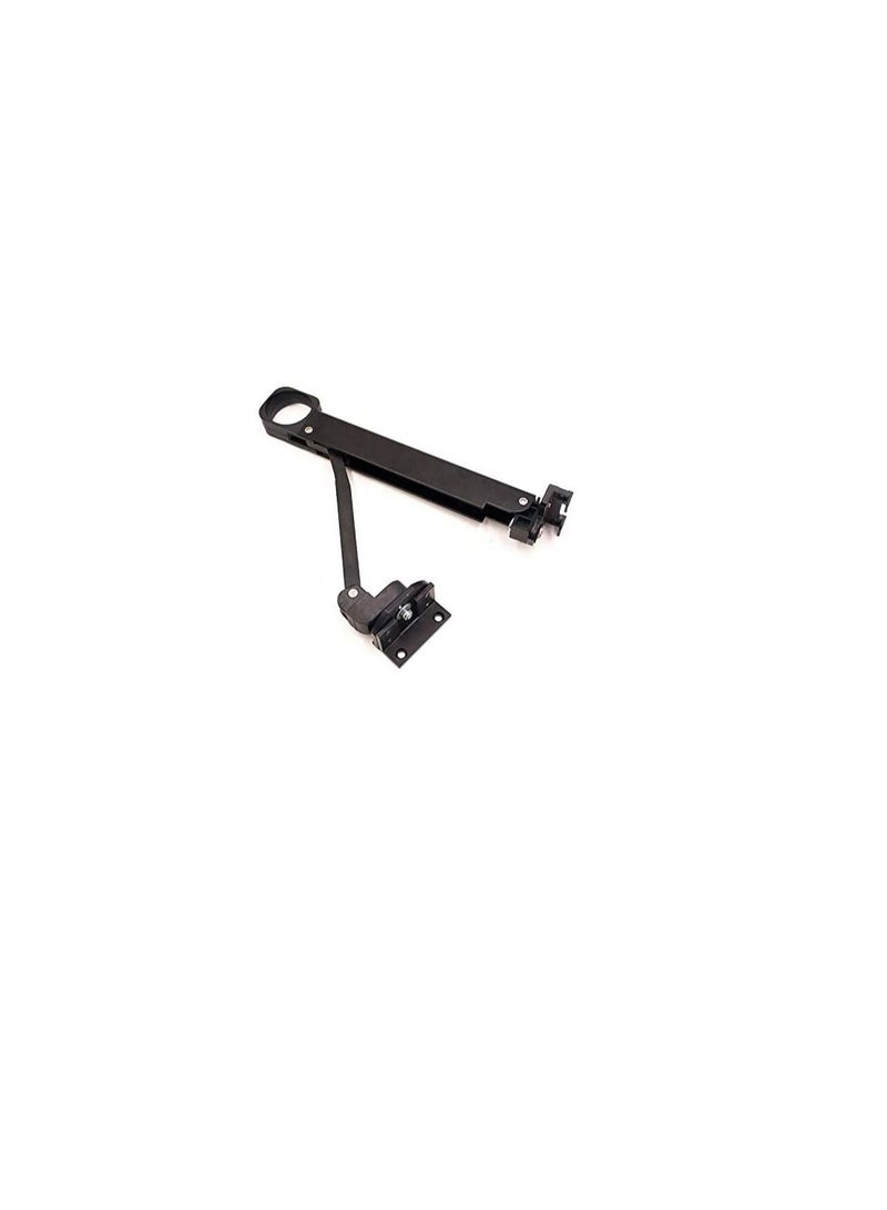 Window Holding Bracket Curtain Wall Pull Handle Arm for Home Interior Hotels (8 Inch, BLACK) - Image 2