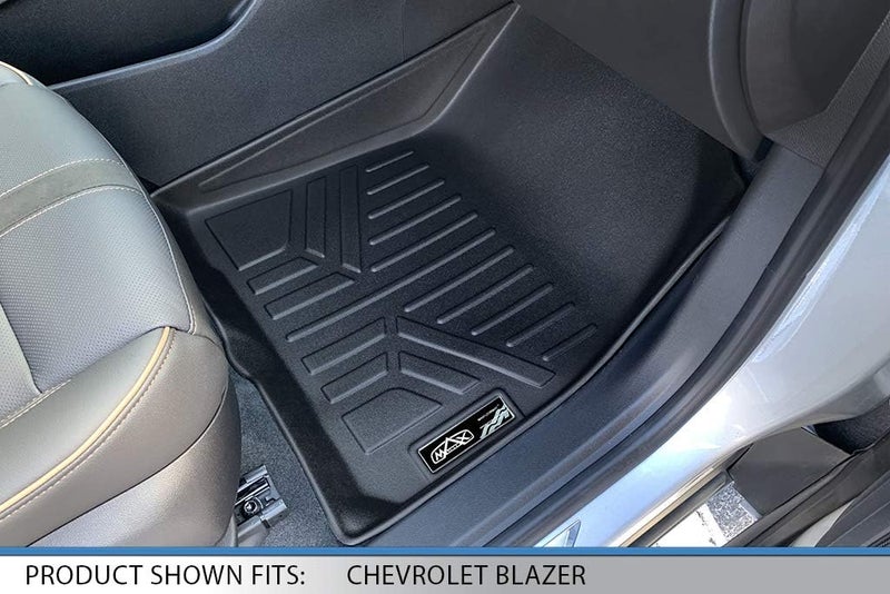 SMARTLINER Custom Fit Floor Mats 2 Row Liner Set Black for 2019 Chevrolet Blazer - Image 3