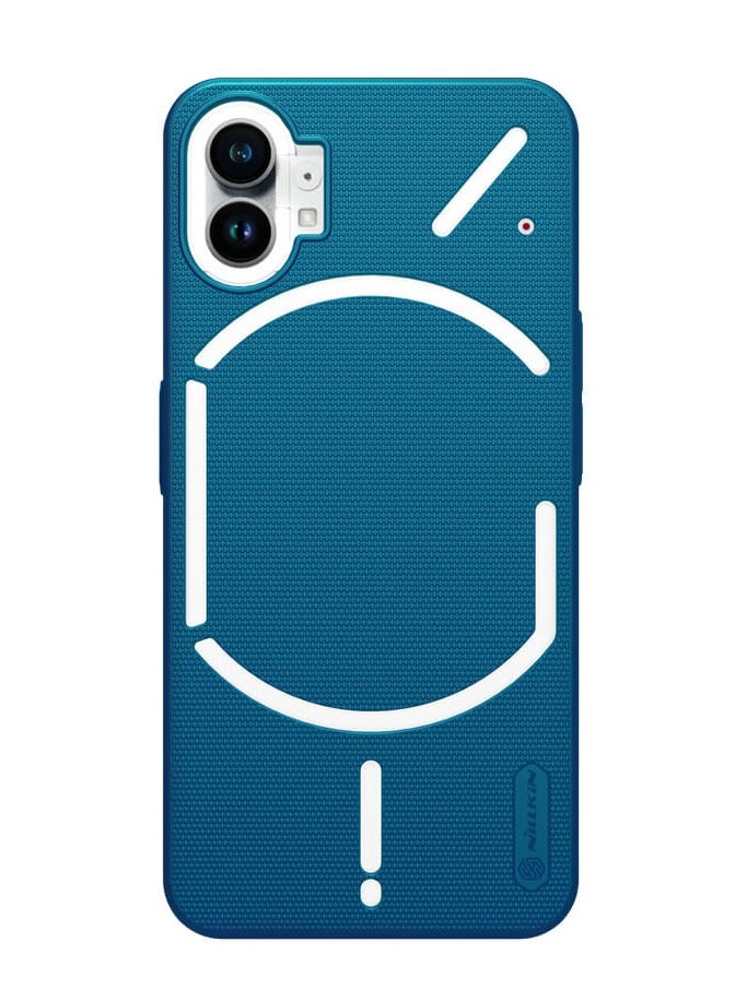 NILLKIN FOR Nothing Phone 1 case , Nothing Phone 1 case Super Frosted Shield cover  BLUE - Image 2