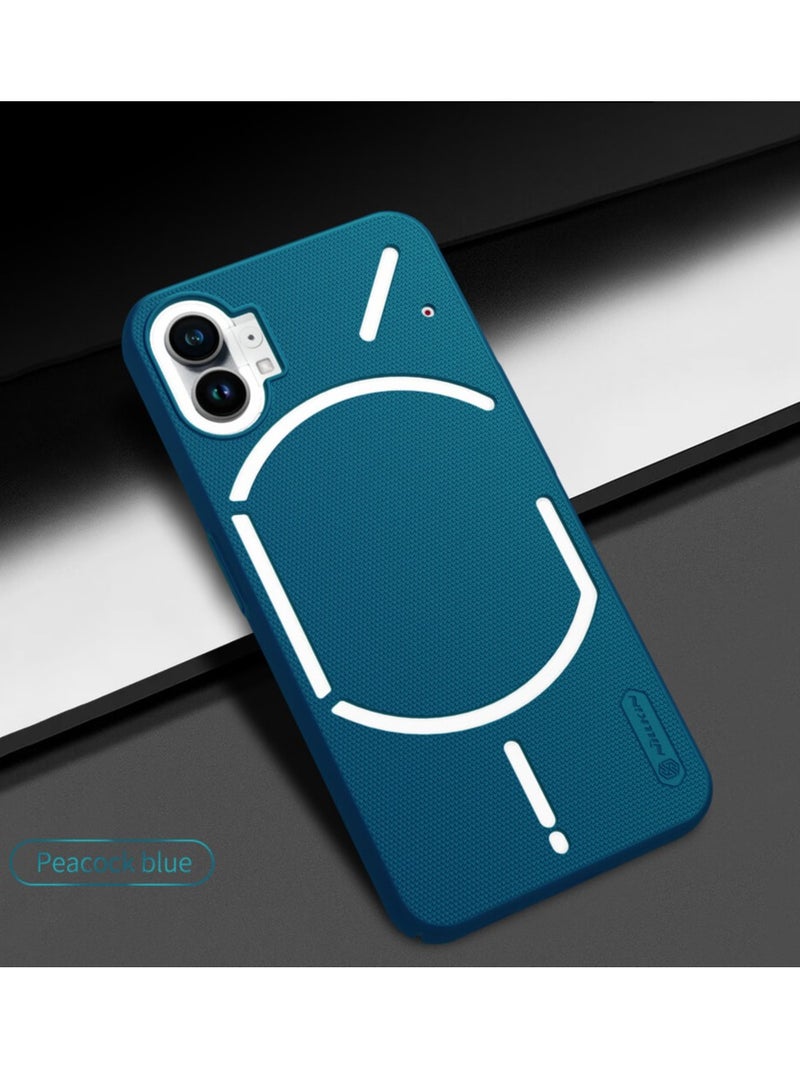 NILLKIN FOR Nothing Phone 1 case , Nothing Phone 1 case Super Frosted Shield cover  BLUE - Image 5