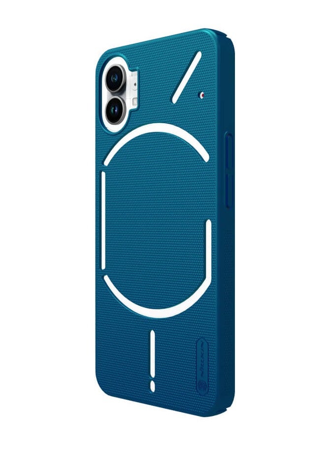 NILLKIN FOR Nothing Phone 1 case , Nothing Phone 1 case Super Frosted Shield cover  BLUE - Image 3