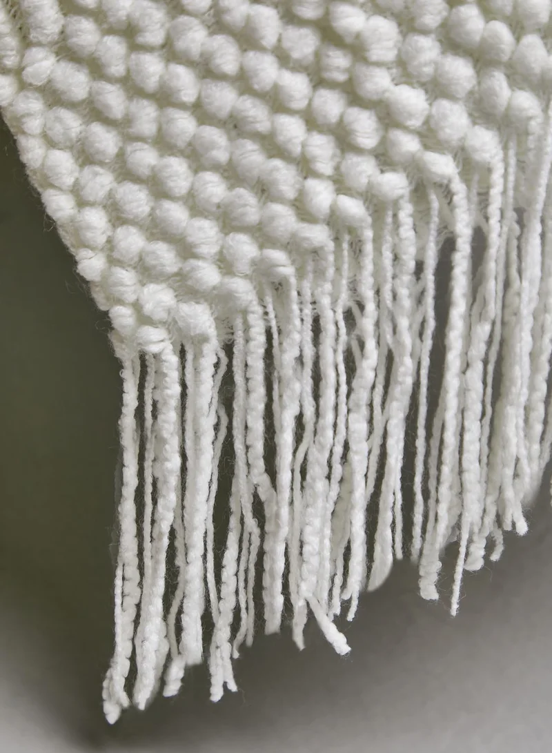 Noire Edit Cream Knitted Blanket
