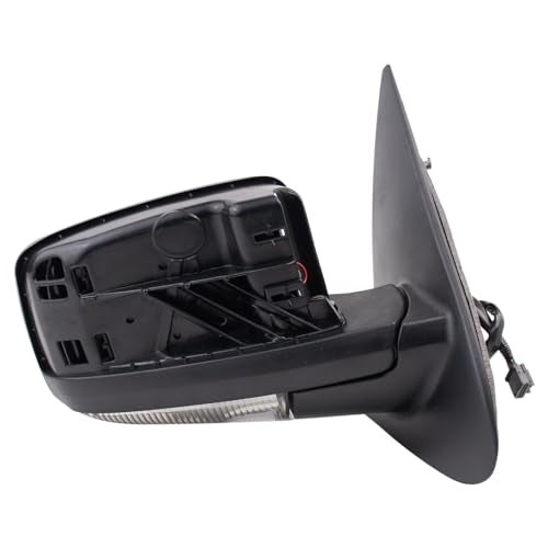 TRQ Passenger Side Power Heated Folding Mirror Smooth Black Compatible with 2005-2006 Ford Expedition 2003-2006 Lincoln Navigator FO1321570 - Image 4