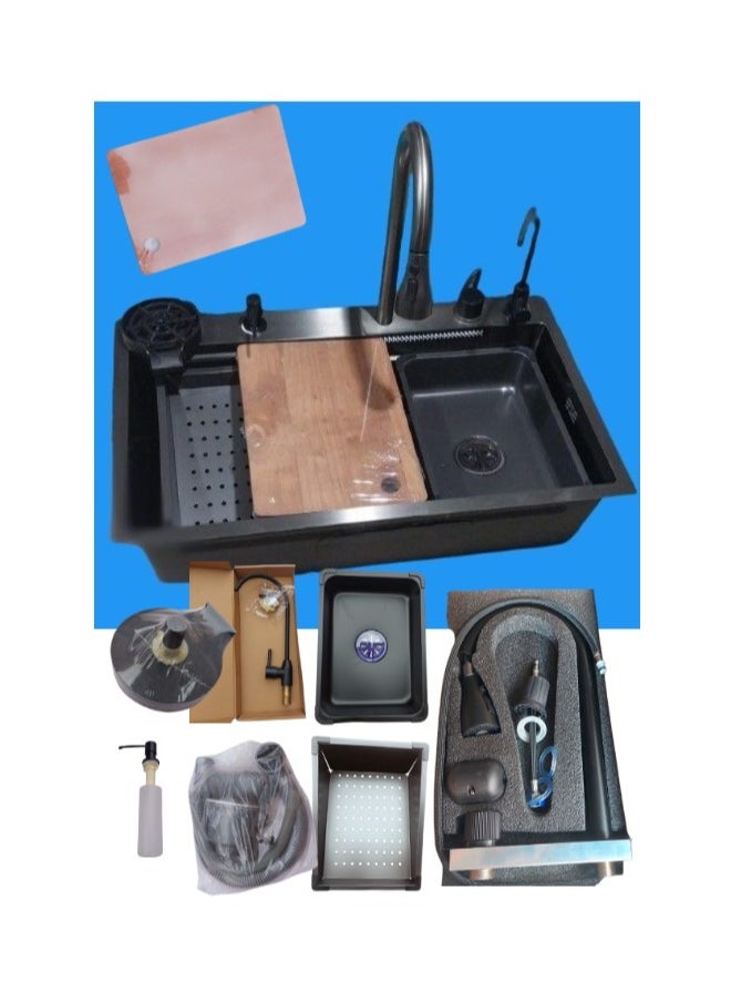 Shams - Smart kitchen, black color, includes mixer and accessories - Image 1