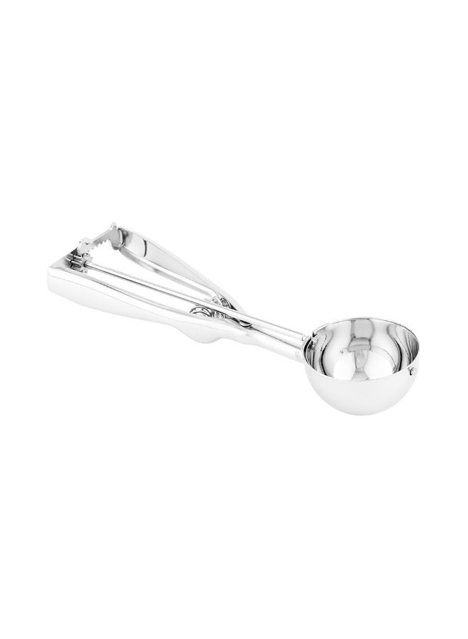 Restaurantware Met Lux 1.9 Ounce Gelato Scoop, 1 Ambidextrous Ice Cream Scoop - Built-In Blade, Dishwashable, Stainless Steel Cookie Dough Scoop, Comfortable Grip, For All Ingredients - Image 1