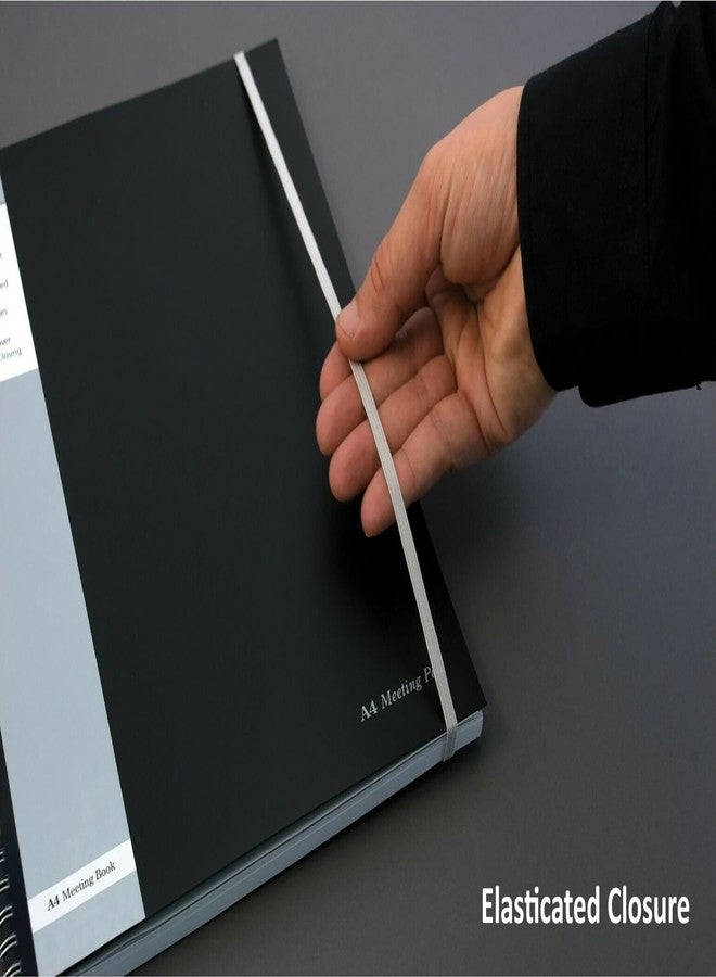 Pukka Pad Black Business Meeting Pad A4, 160 Pages, Ruled, 90gsm - Image 4