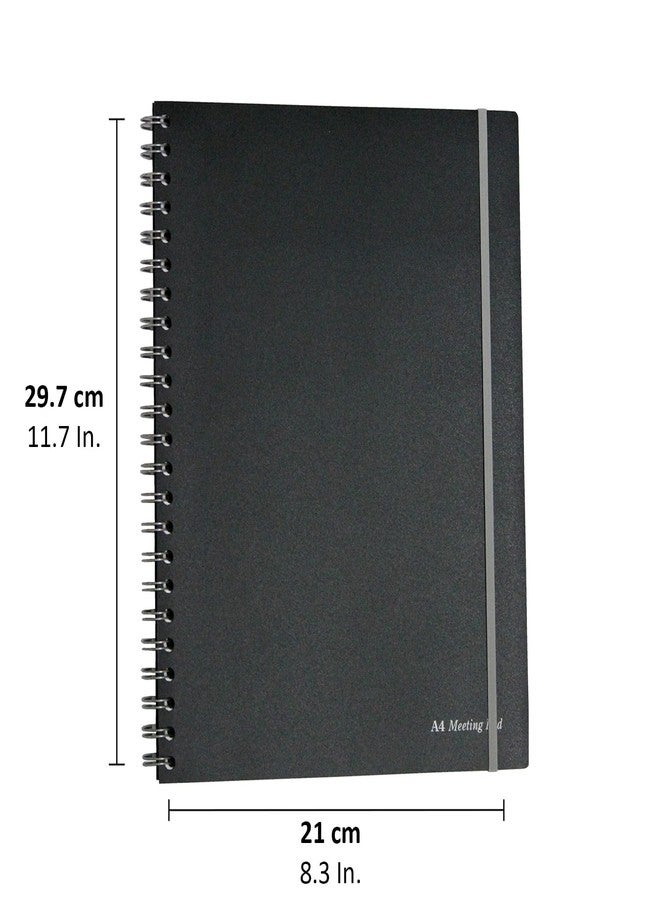Pukka Pad Black Business Meeting Pad A4, 160 Pages, Ruled, 90gsm - Image 2