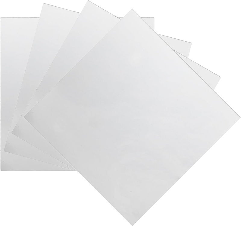 4pcs Frameless Square Dressing Mirror Tiles 30x30cm Self-Adhesive Plastic Wall Stickers for Dorm Room Bedroom Home Gym Bathroom Decor - Image 1