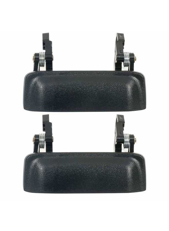 ECCPP Door Handles Exterior Outside Outer Front Driver Passenger Side for 1998-2011 Ford Ranger Black(2pcs) - Image 1