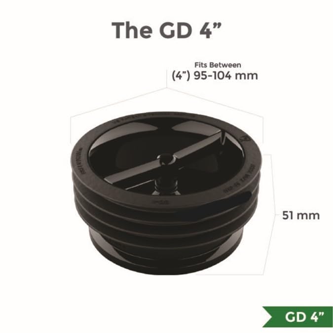 G Green Drain مصيدة مياه خالية من الماء من جرين درين، 4 بوصة - Image 2