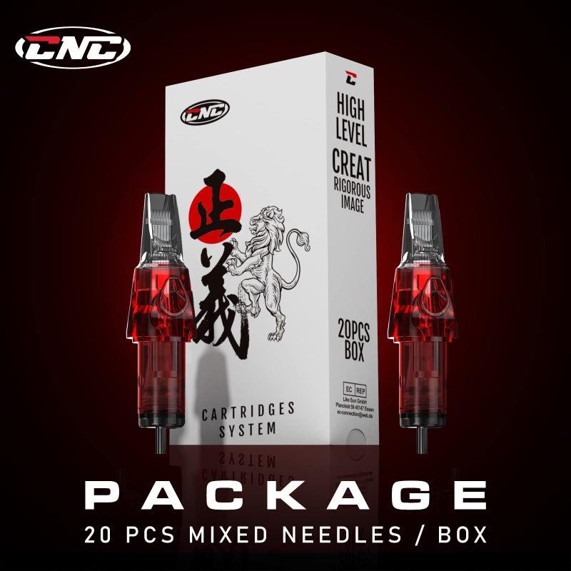 CNC إبر خراطيش الوشم 20 قطعة #12 ماجنوم دائري قياسي مختلط لإبر الوشم 7RM 9RM 11RM 13RM EN04-20KIT-O - Image 4