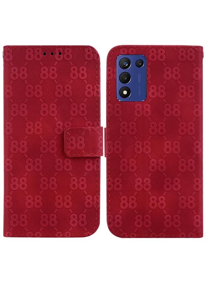 S-TOP Case For OPPO K9s 5G / Realme 9 5G Speed Double 8-shaped Embossed Leather Phone Case - Image 1