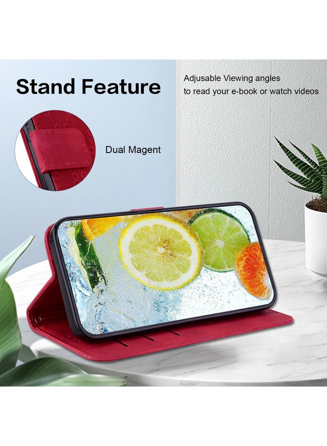 S-TOP Case For OPPO K9s 5G / Realme 9 5G Speed Double 8-shaped Embossed Leather Phone Case - Image 5