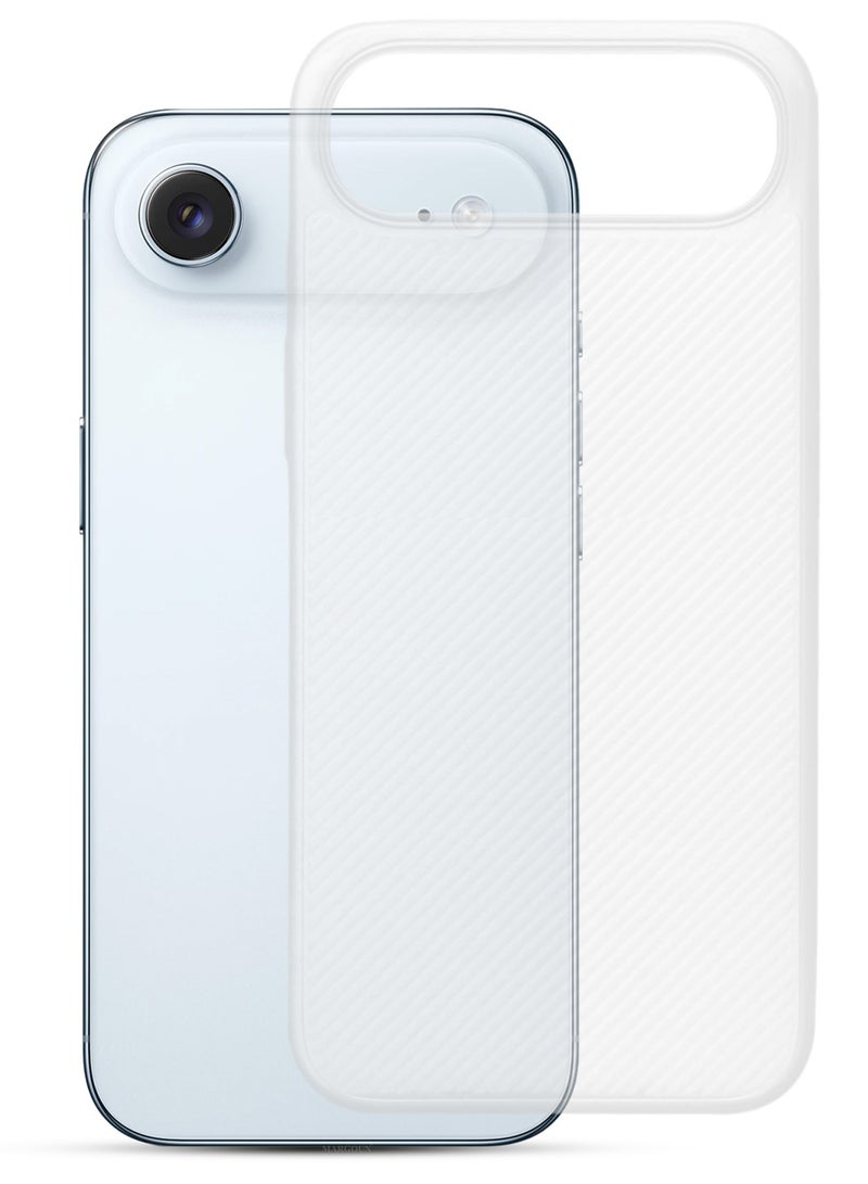 CATANES Case Cover for iPhone 17 Air - Sturdy Durable Ultra-Thin Case - Air Skin Line Design Transparent Back Cover - Drop Protection Cover  - White - Image 1