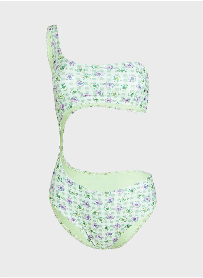 ONLY One Shoulder Swimsuit