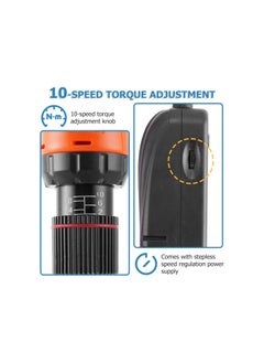 silvercnc Electric Screwdriver Set Automatic Screw Driver Drill Tool Torque Adjustable Stepless Speed Regulation (5mm)  - Image 4