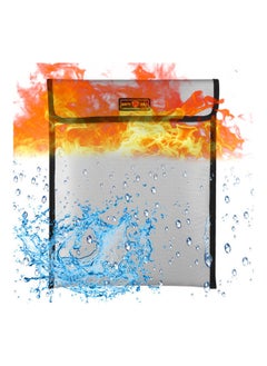 NIBEMINENT Fireproof Document Folder Silver  - Image 1