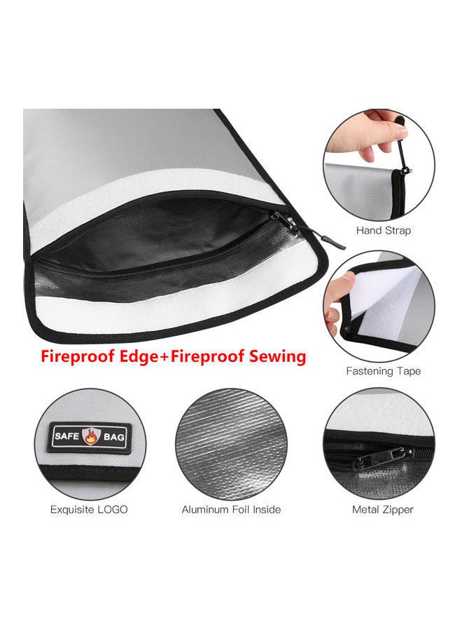 NIBEMINENT - Fireproof Document Folder Silver - Image 1