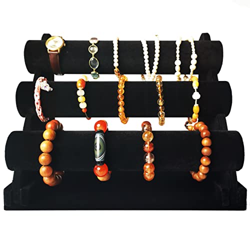 irtree Jewelry Bracelet Necklace Rack Display Holder Imitation Leather - Image 5