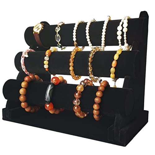 irtree Jewelry Bracelet Necklace Rack Display Holder Imitation Leather - Image 1