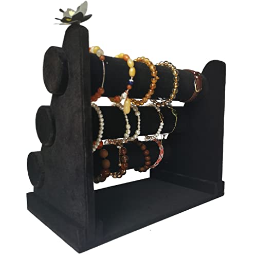 irtree Jewelry Bracelet Necklace Rack Display Holder Imitation Leather - Image 4