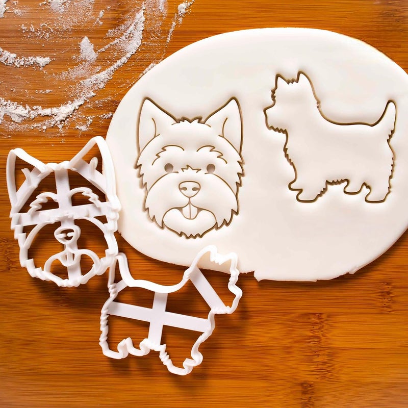 EROTNGO West Highland White Terrier Cookie Cutter Create Adorable Dog Face Treats for WestieThemed Parties Pack of 2 - Image 5