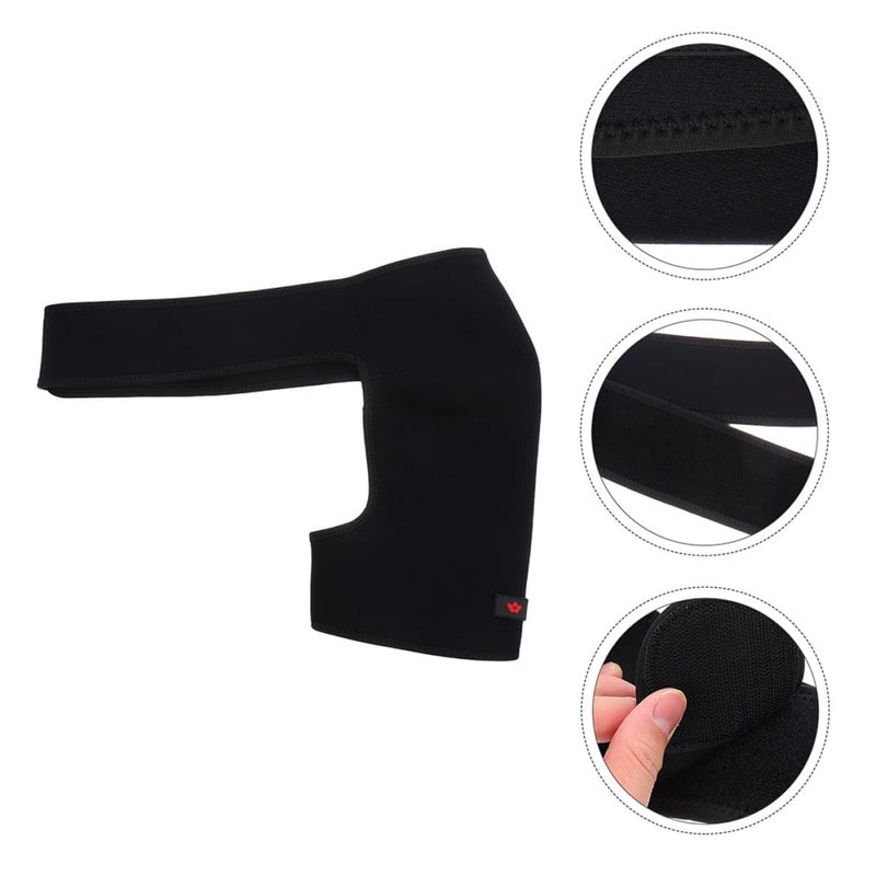 Adjustable Shoulder Support Brace 2 Pack Breathable Compression Sleeve For Workout Sports - Image 4