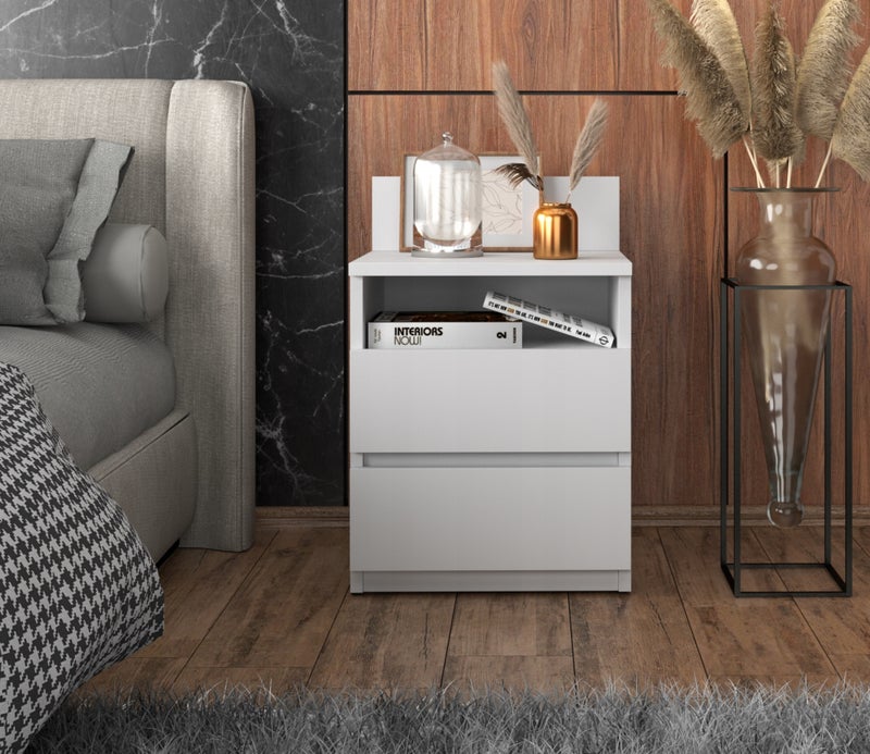 فرنتشر ستور كومود مودرن ام دي اف - ارتفاع 65 سم - عرض 40 سم - عمق 32 سم ، من فرنتشر ستور. - Image 1