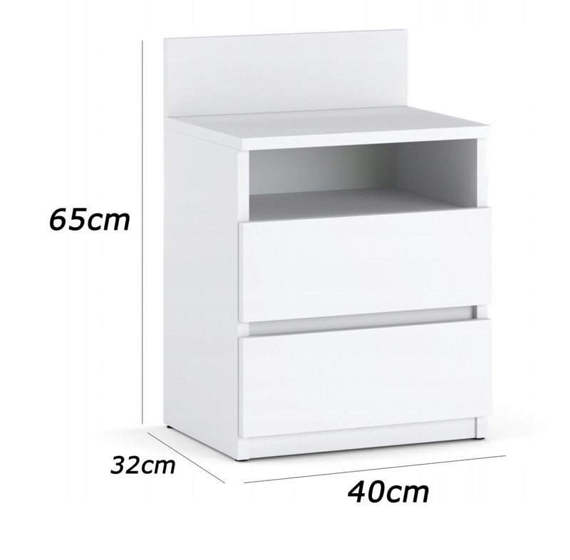 فرنتشر ستور كومود مودرن ام دي اف - ارتفاع 65 سم - عرض 40 سم - عمق 32 سم ، من فرنتشر ستور. - Image 4