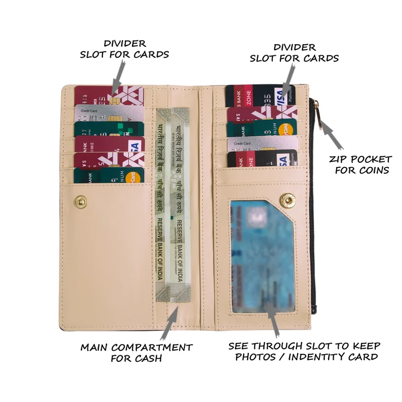 Lavie  Women's Large 2 Fold Wallet for Women | Best Price UAE