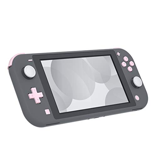 eXtremeRate Cherry Blossoms Pink Replacement ABXY Home Capture Plus Minus Keys Dpad L R ZL ZR Trigger for Nintendo Switch Lite, Full Set Buttons Repair Kits with Tools for Nintendo Switch Lite - Image 4