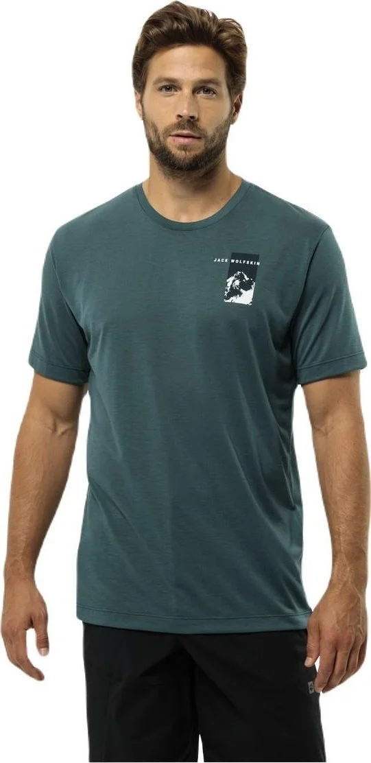 Jack Wolfskin 1809941 Vonnan S/s Graphic T M Men's T-Shirt