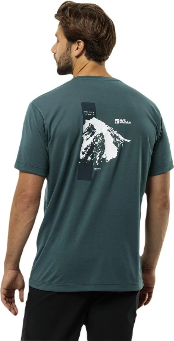 Jack Wolfskin 1809941 Vonnan S/s Graphic T M Men's T-Shirt