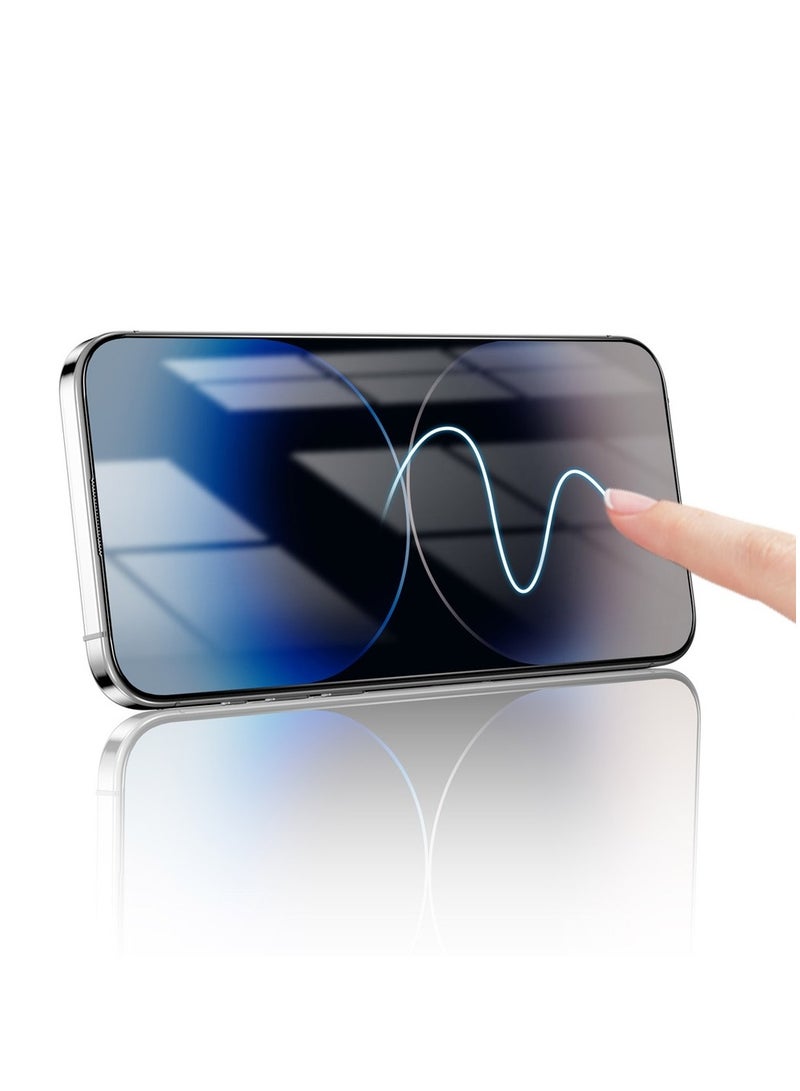 Green Lion 9H Steve Matte Strong Full Glass Protectorr for iPhone 15 Pro Max - Clear - Image 4