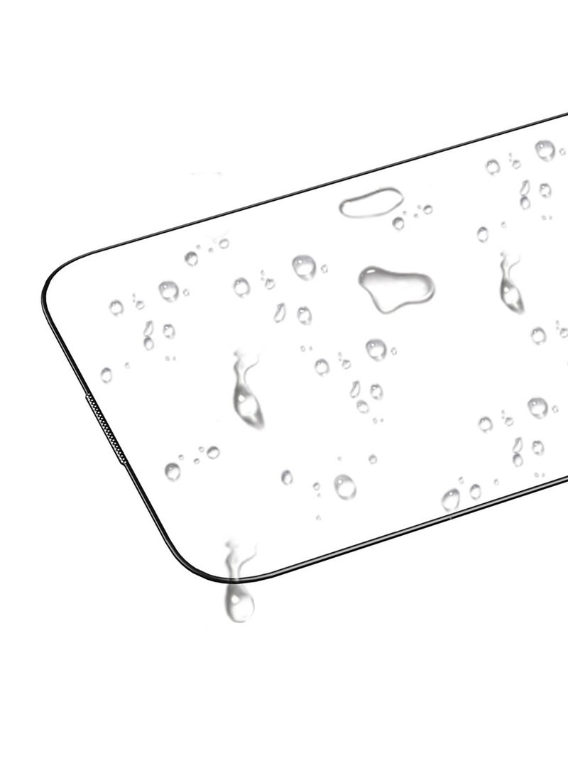 Green Lion 9H Steve Matte Strong Full Glass Protectorr for iPhone 15 Pro Max - Clear - Image 5