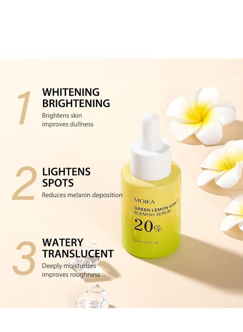 مويكا سيروم فيتامين C للوجه بخلاصة الليمون الأخضر 1 fl oz – يرطب ويشد البشرة ويقلل التجاعيد - Image 3